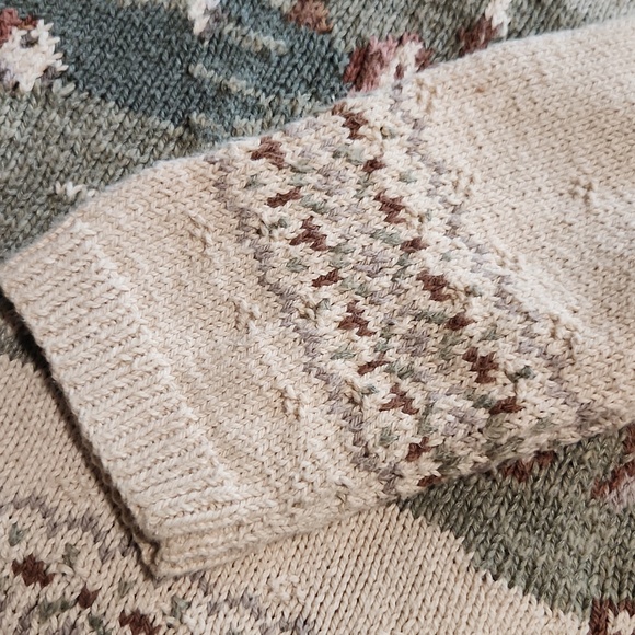 Vintage Lauren Ralph Lauren RARE Equestrian Hand-Knit Sweater Large - Picture 8 of 11